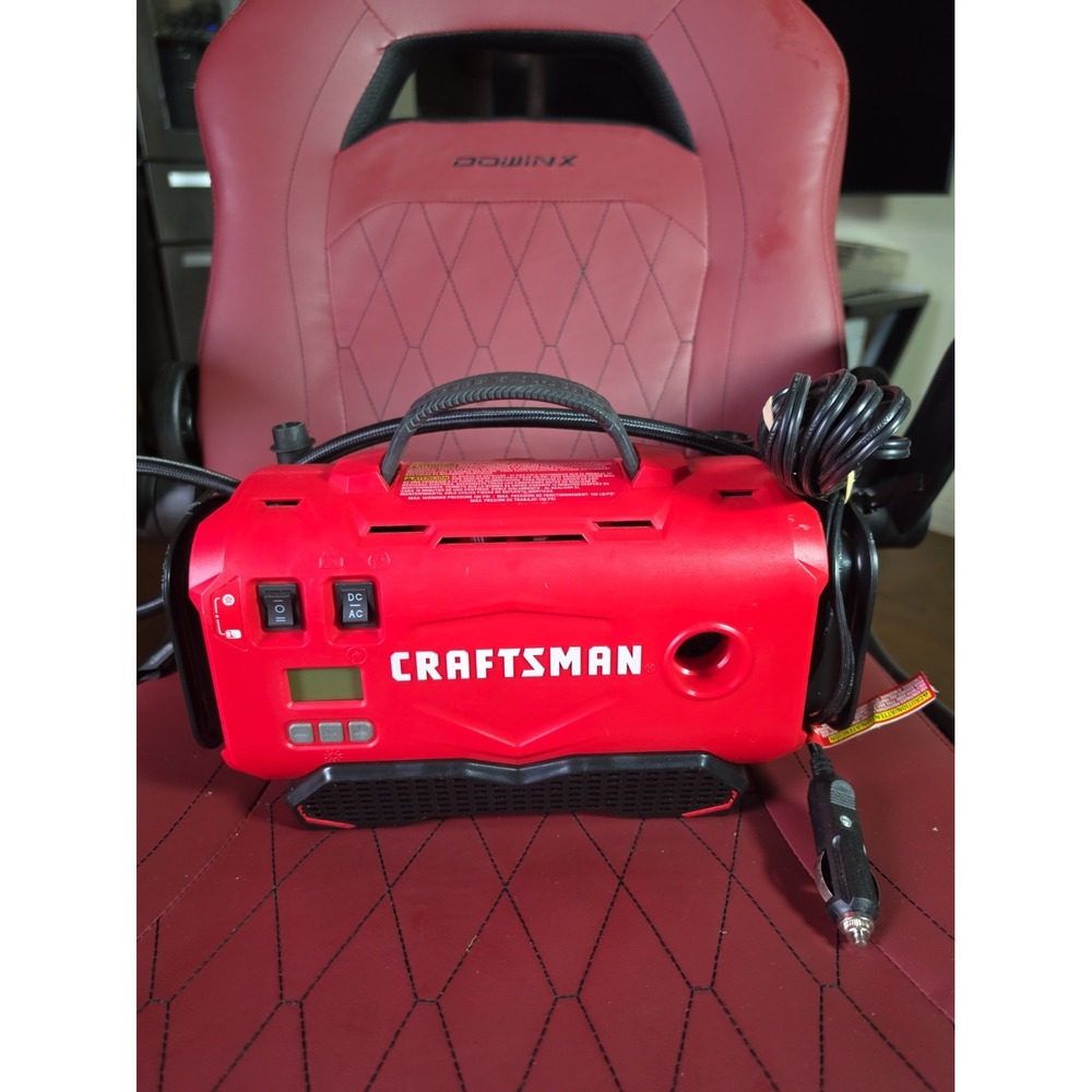 CRAFTSMAN V20 Tire Inflator Portable Air Compressor, Car Air Pump 20 Volts